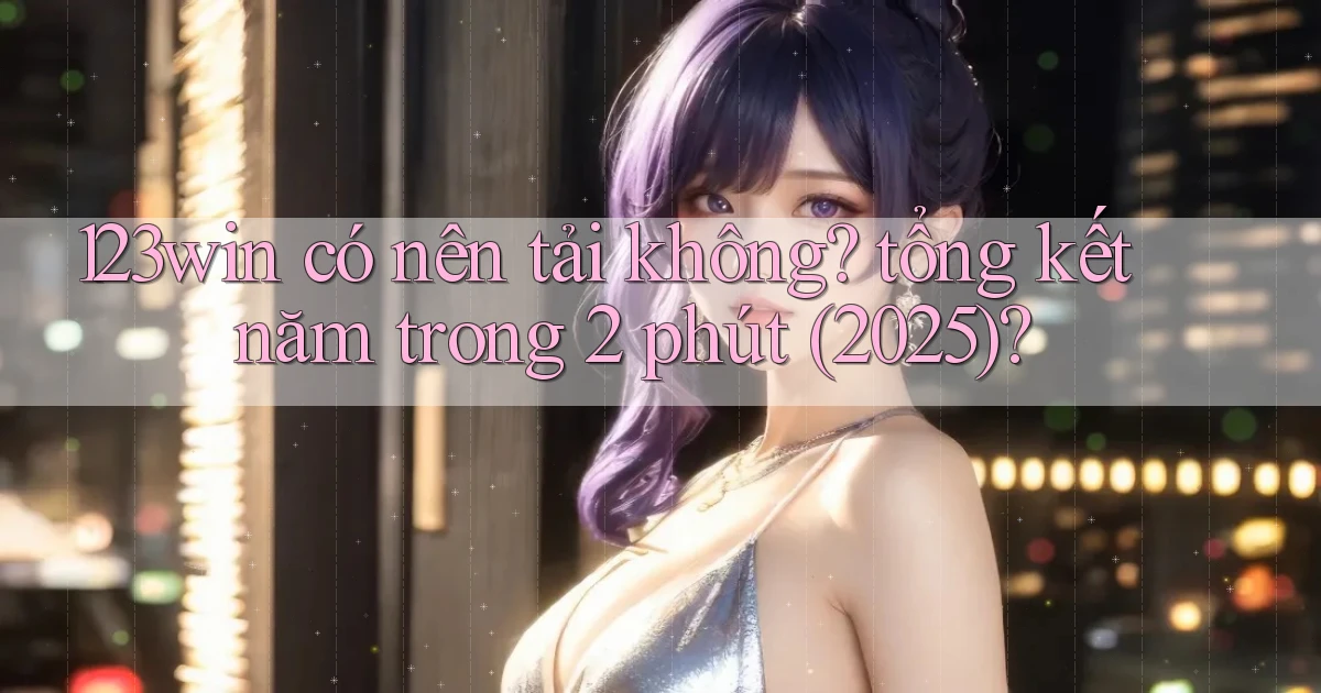 123win có nên tải không tổng kết năm trong 2 phút (2025)