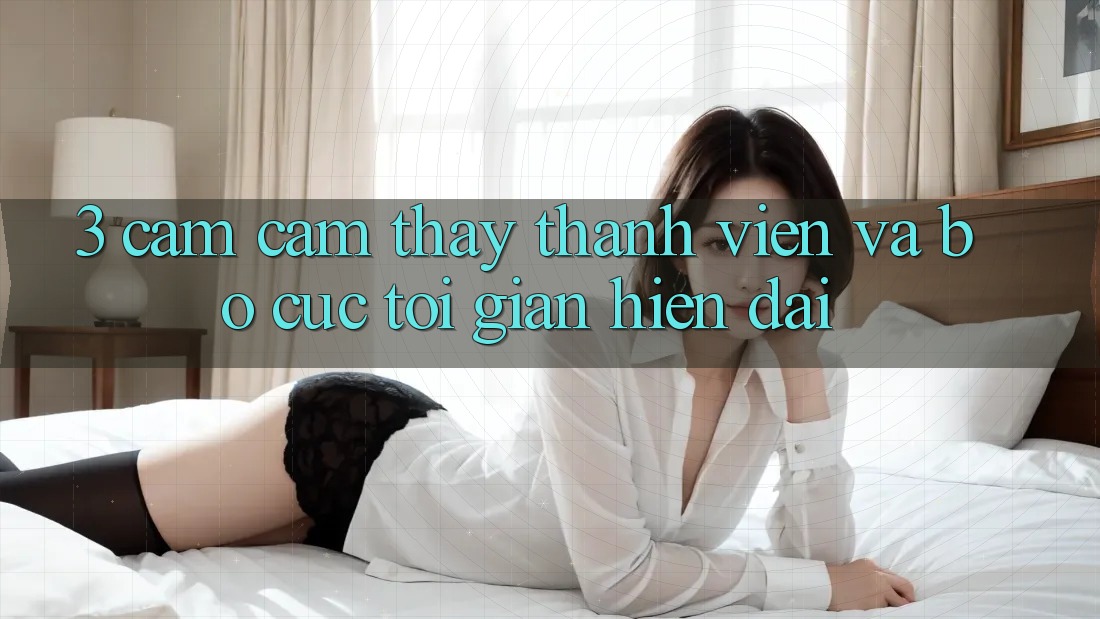 3. Cảm cảm thấy Thành viên Và Bố cục Tối Giản, Hiện Đại