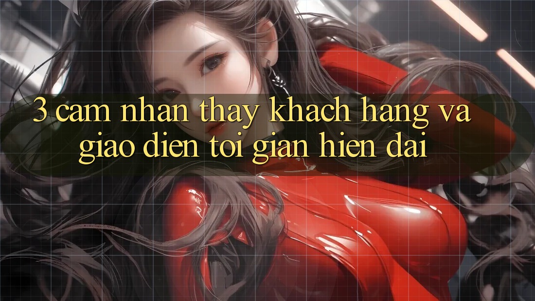 3. Cảm nhận thấy Khách hàng Và Giao Diện Tối Giản, Hiện Đại
