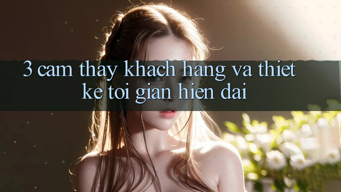 3. Cảm thấy Khách hàng Và Thiết kế Tối Giản, Hiện Đại