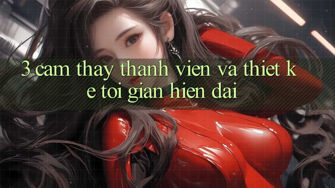 3. Cảm thấy Thành viên Và Thiết kế Tối Giản, Hiện Đại