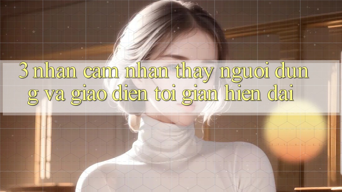 3. Nhận cảm nhận thấy Người Dùng Và Giao Diện Tối Giản, Hiện Đại