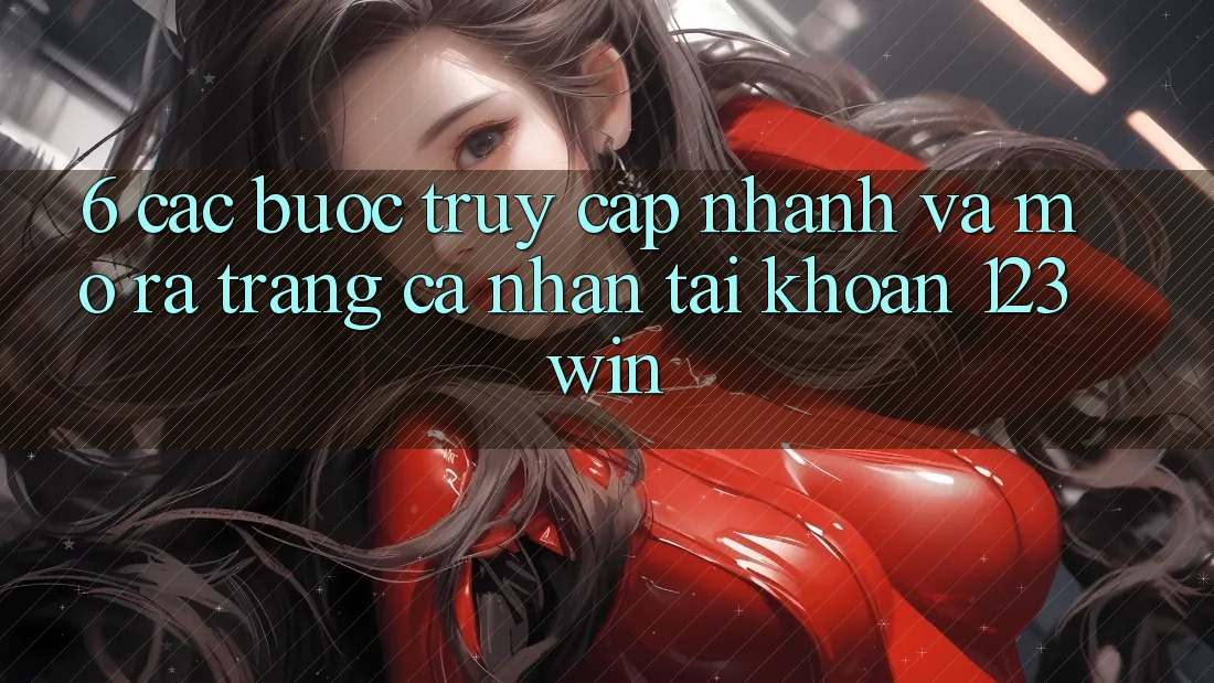 6. Các bước Truy Cập Nhanh Và Mở ra trang cá nhân Tài Khoản 123win