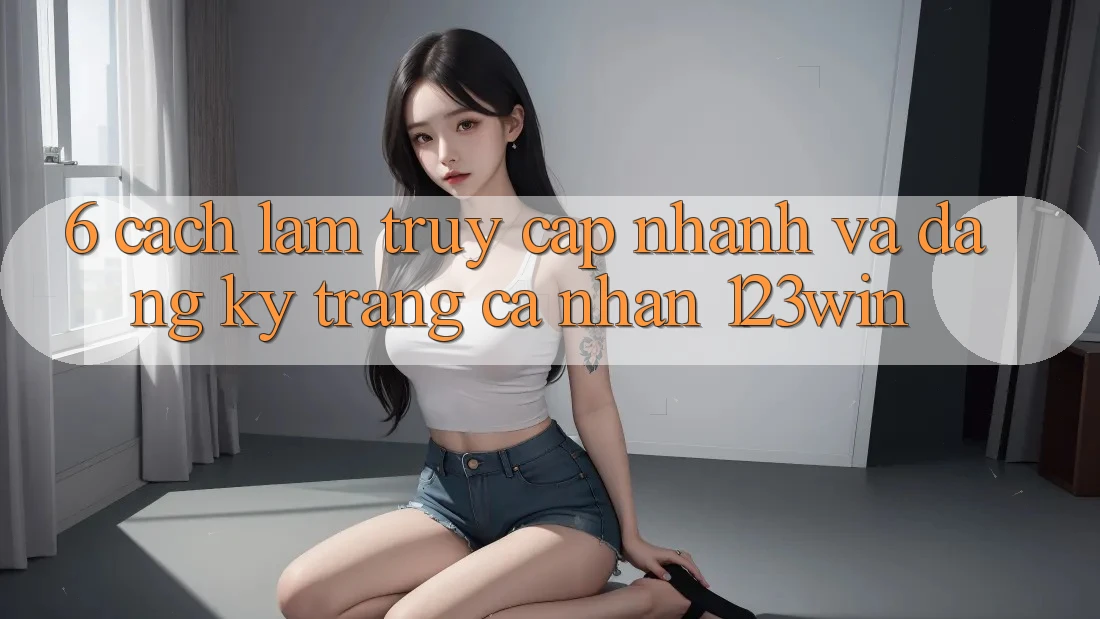 6. Cách làm Truy Cập Nhanh Và Đăng Ký Trang cá nhân 123win
