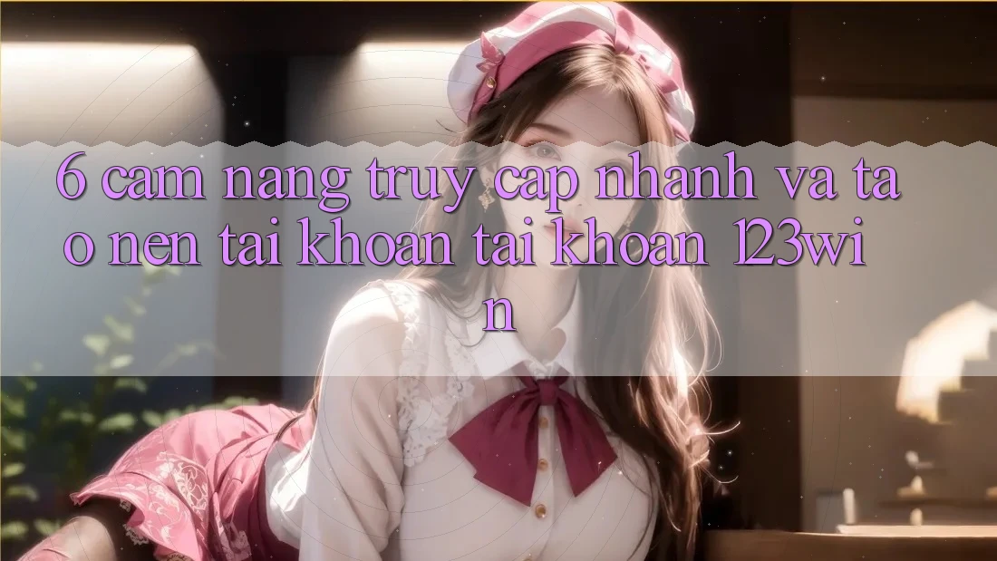 6. Cẩm nang Truy Cập Nhanh Và Tạo nên tài khoản Tài Khoản 123win