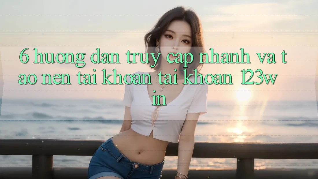 6. Hướng Dẫn Truy Cập Nhanh Và Tạo nên tài khoản Tài Khoản 123win