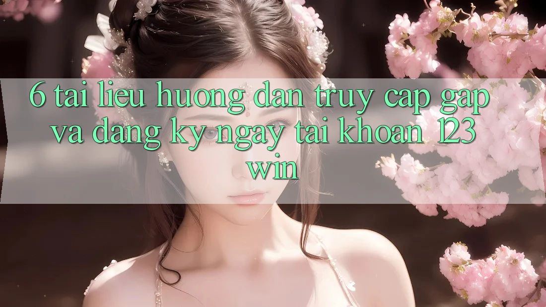 6. Tài liệu hướng dẫn Truy Cập Gấp Và Đăng ký ngay Tài Khoản 123win