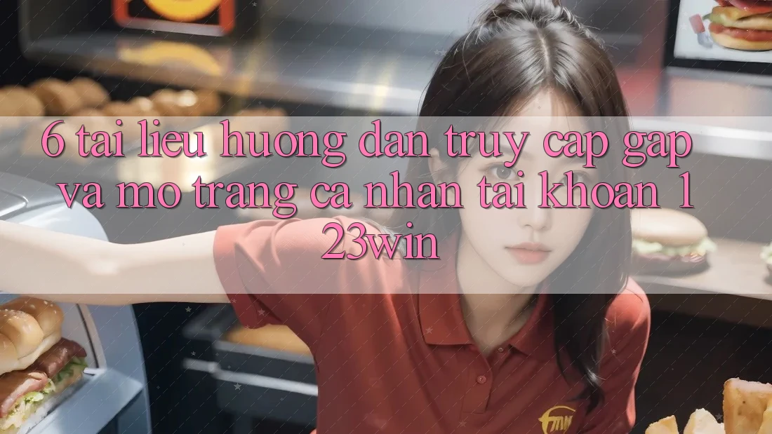 6. Tài liệu hướng dẫn Truy Cập Gấp Và Mở trang cá nhân Tài Khoản 123win