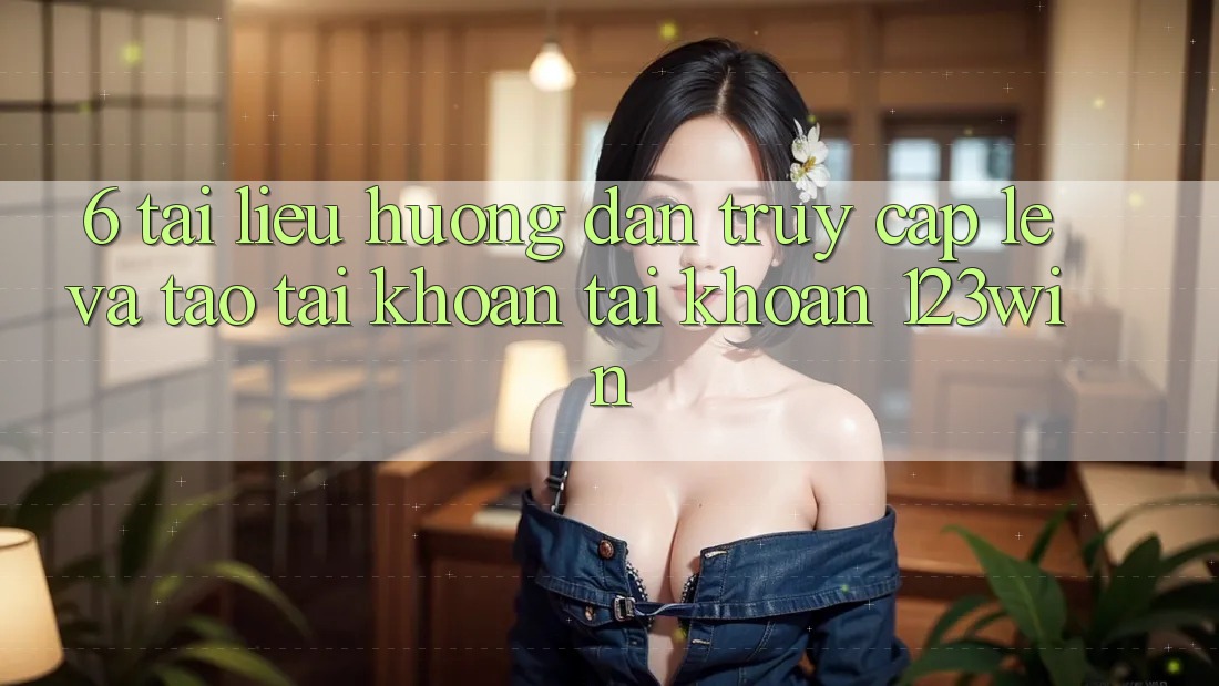 6. Tài liệu hướng dẫn Truy Cập Lẹ Và Tạo tài khoản Tài Khoản 123win