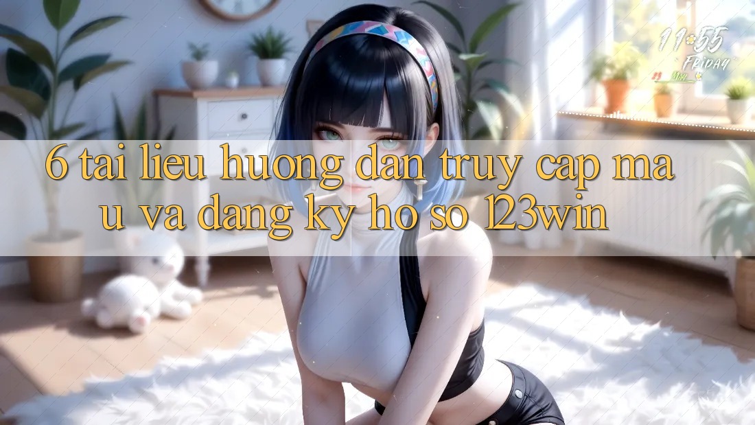 6. Tài liệu hướng dẫn Truy Cập Mau Và Đăng Ký Hồ sơ 123win