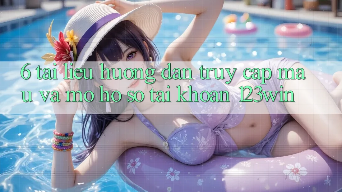 6. Tài liệu hướng dẫn Truy Cập Mau Và Mở hồ sơ Tài Khoản 123win