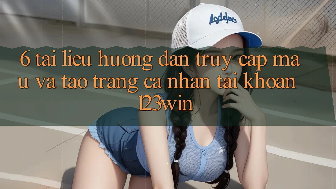 6. Tài liệu hướng dẫn Truy Cập Mau Và Tạo trang cá nhân Tài Khoản 123win