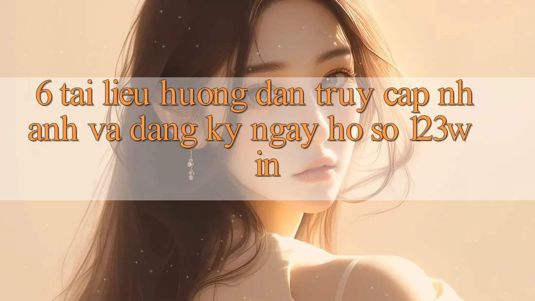 6. Tài liệu hướng dẫn Truy Cập Nhanh Và Đăng ký ngay Hồ sơ 123win