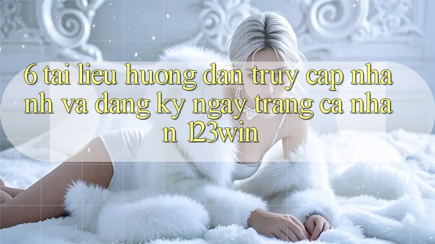 6. Tài liệu hướng dẫn Truy Cập Nhanh Và Đăng ký ngay Trang cá nhân 123win