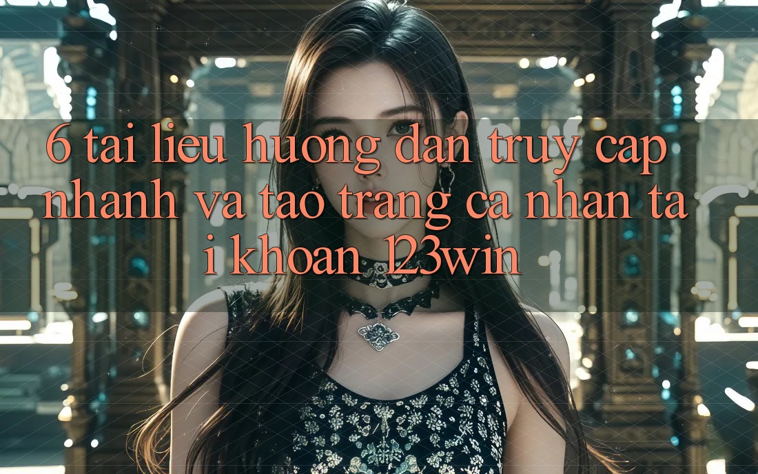 6. Tài liệu hướng dẫn Truy Cập Nhanh Và Tạo trang cá nhân Tài Khoản 123win
