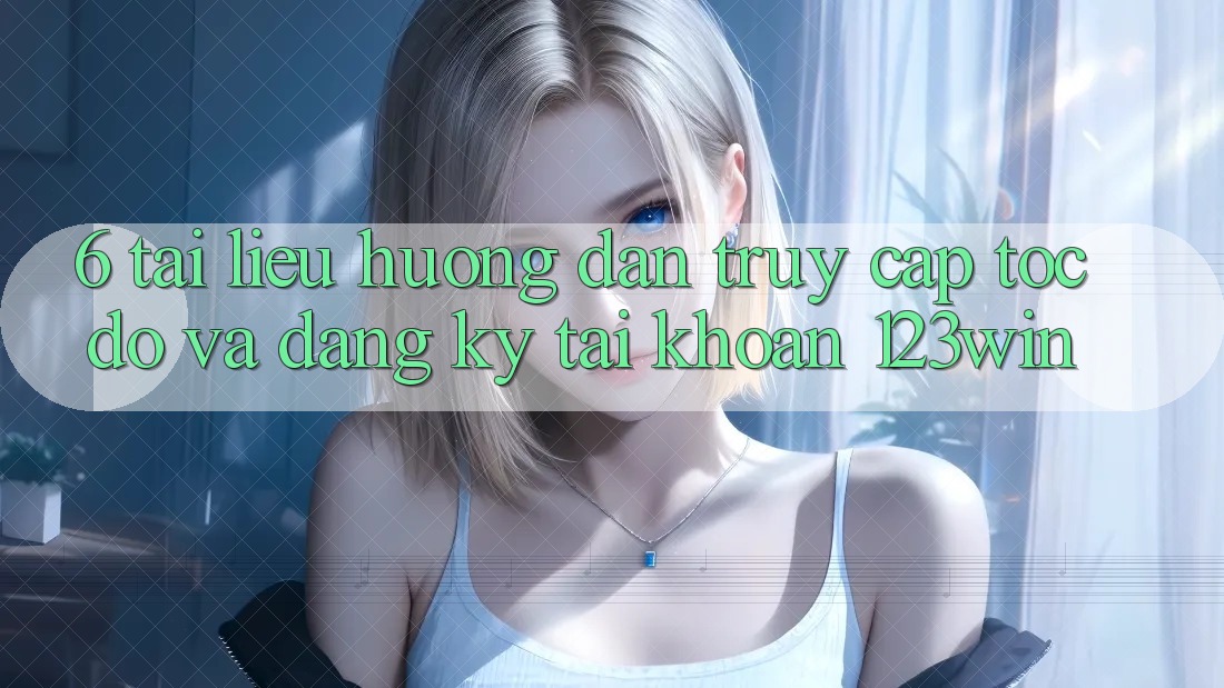 6. Tài liệu hướng dẫn Truy Cập Tốc độ Và Đăng Ký Tài Khoản 123win