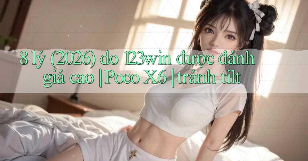 8 lý (2026) do 123win được đánh giá cao Poco X6 tránh tilt