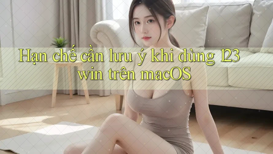 Hạn chế cần lưu ý khi dùng 123win trên macOS