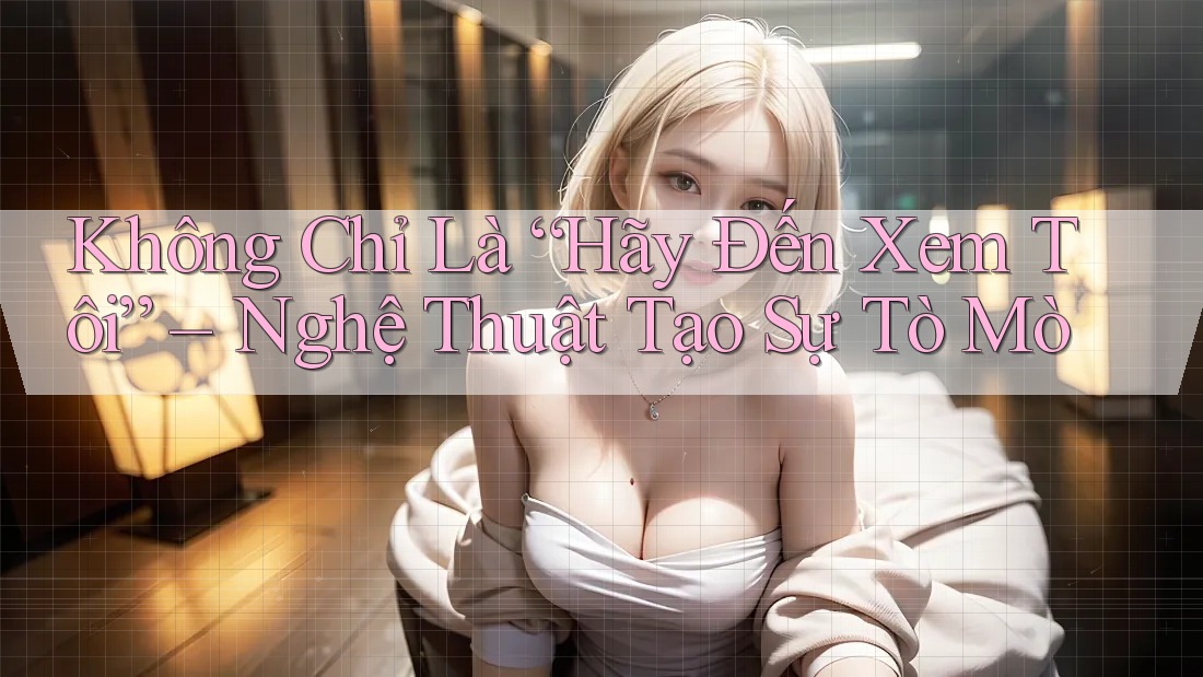 Không Chỉ Là “Hãy Đến Xem Tôi” – Nghệ Thuật Tạo Sự Tò Mò