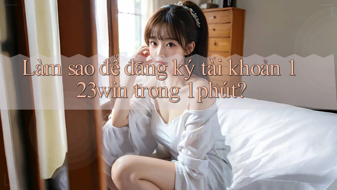 Làm sao để đăng ký tài khoản 123win trong 1 phút?