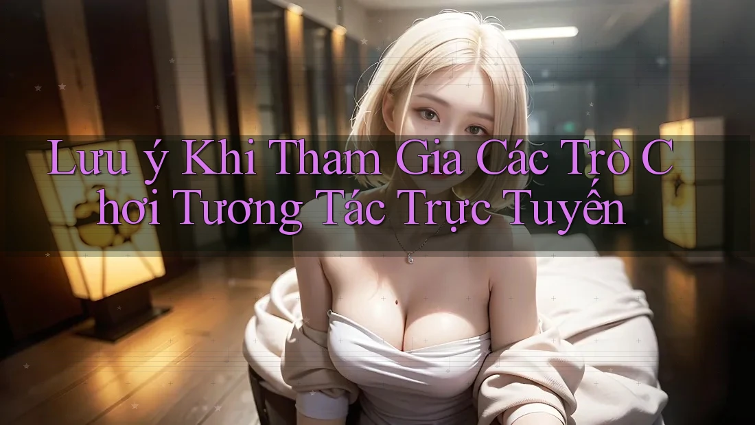 Lưu ý Khi Tham Gia Các Trò Chơi Tương Tác Trực Tuyến