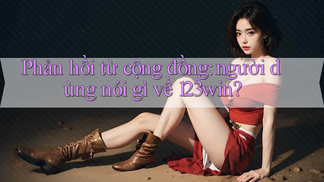 Phản hồi từ cộng đồng: người dùng nói gì về 123win?