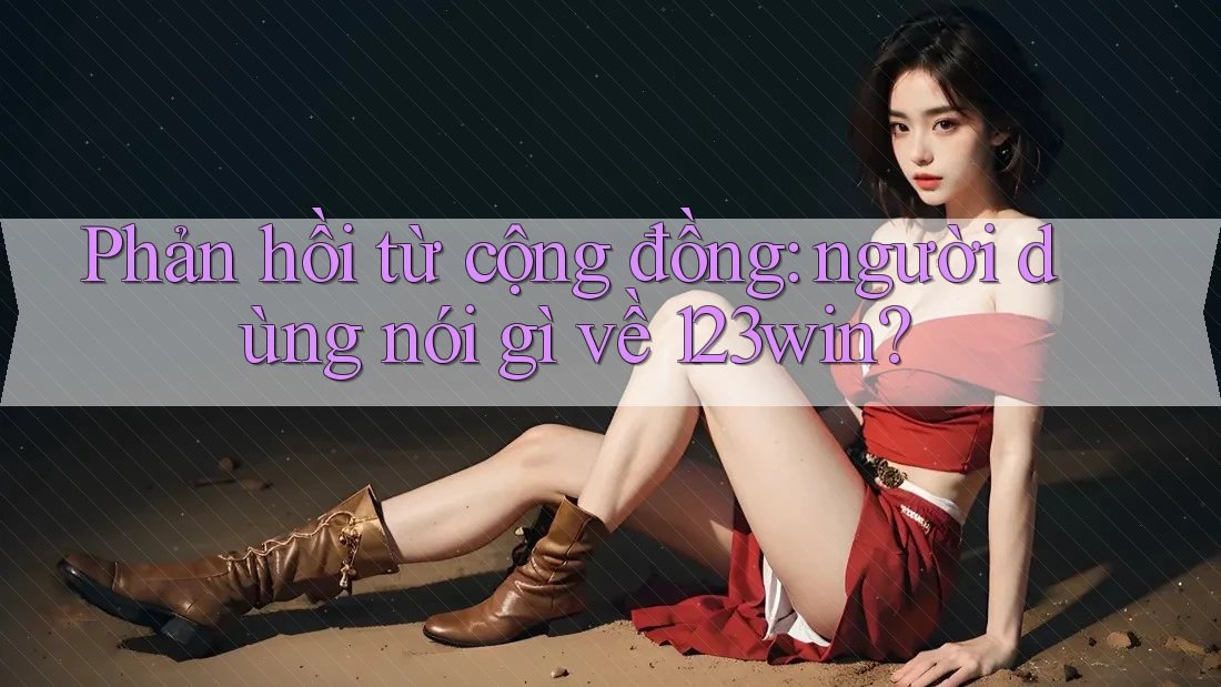 Phản hồi từ cộng đồng: Người dùng nói gì về 123win?