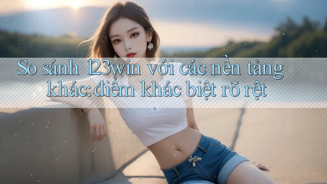 So sánh 123win với các nền tảng khác: điểm khác biệt rõ rệt