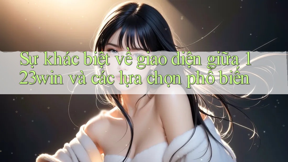 Sự khác biệt về giao diện giữa 123win và các lựa chọn phổ biến