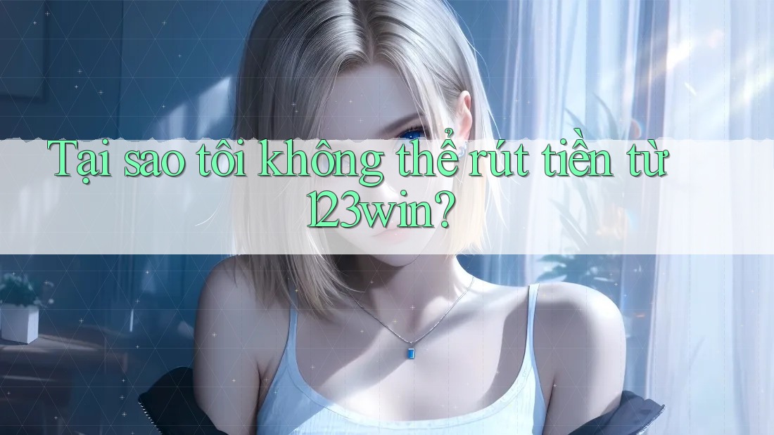 Tại sao tôi không thể rút tiền từ 123win?