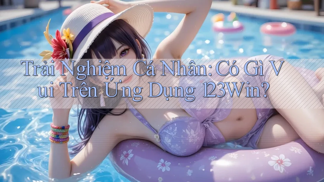 Trải Nghiệm Cá Nhân: Có Gì Vui Trên Ứng Dụng 123Win?