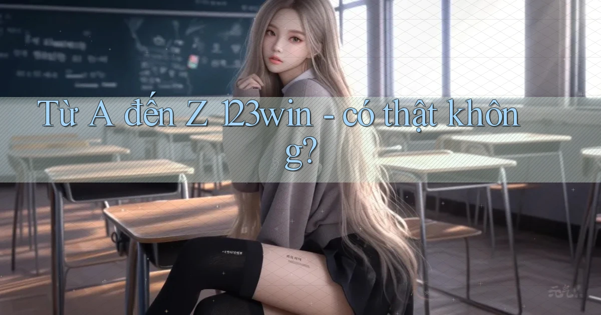 Từ A đến Z 123win   có thật không